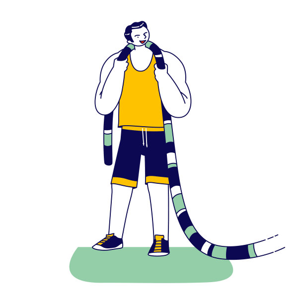 运动员性格放松后的战斗绳索图片下载