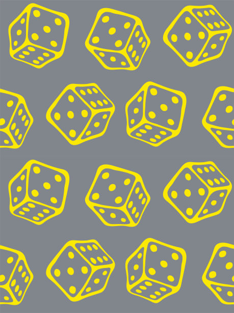 流行的颜色黄色轮廓游戏方块涂鸦风格的灰色无缝背景。图片下载