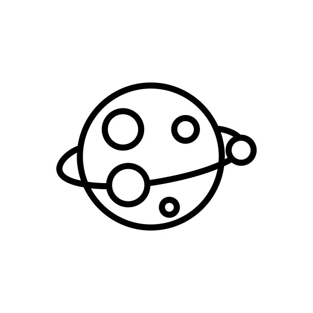 宇宙行星星系图标图片下载