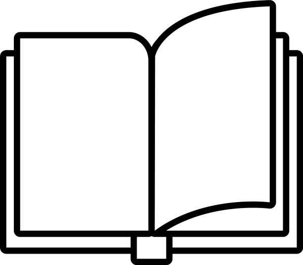 书本学校打开线条风格图标图片下载