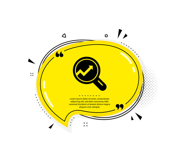 图表图标报告图表符号在放大镜图片下载