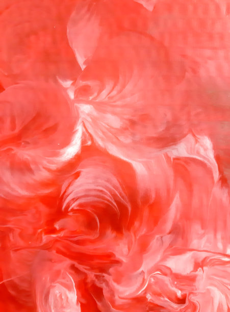 丙烯酸浇注绘画。复古抽象图案与粉色流体艺术背景。红色的壁纸。现代的当代艺术。海报设计。图片下载