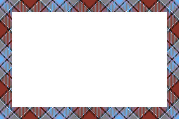 复古框苏格兰边界图案复古图片下载