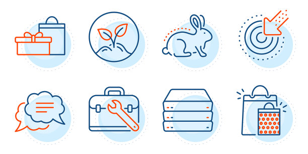 服务器文本消息和目标图标集图片下载