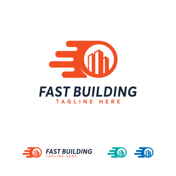 快速建筑图标设计模板，建筑图标设计图片下载