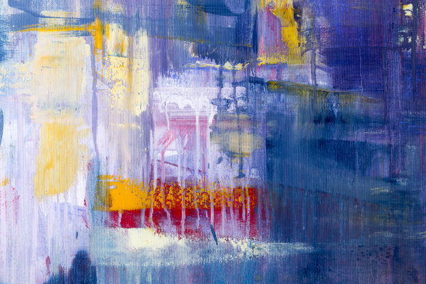 抽象色彩的艺术绘画背景。多色艺术鲜艳的丙烯酸油水彩纹理在画布上。现代未来主义艺术图案的垃圾墙纸，室内，相册，传单封面，海报，小册子。创意图形设计图片下载