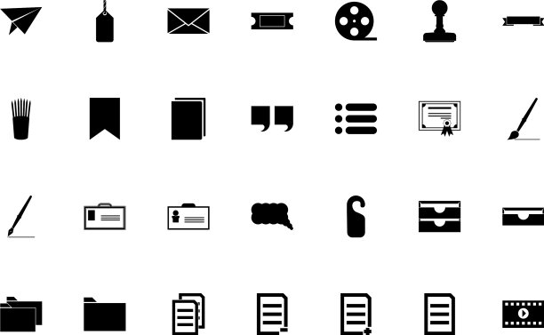 Web文档用黑色设置固定样式的图像图片下载