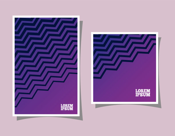 紫色渐变和条纹背景框架图片下载