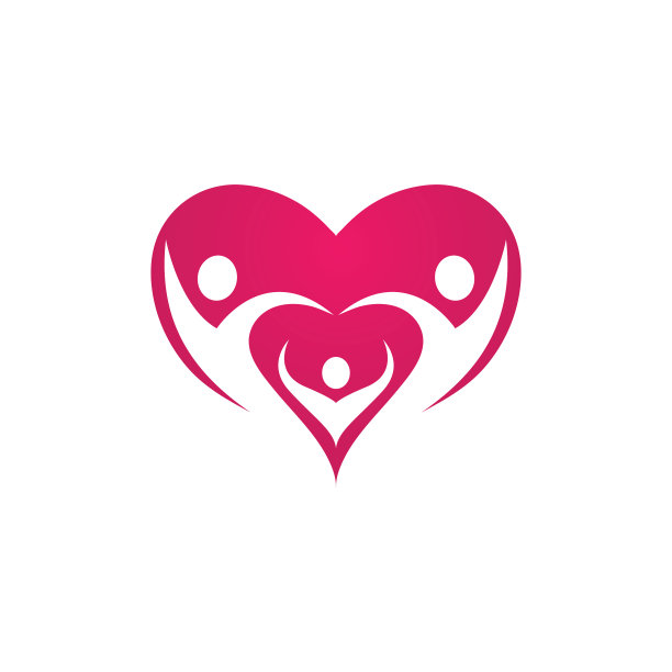 健康生活标志模板形象图片下载