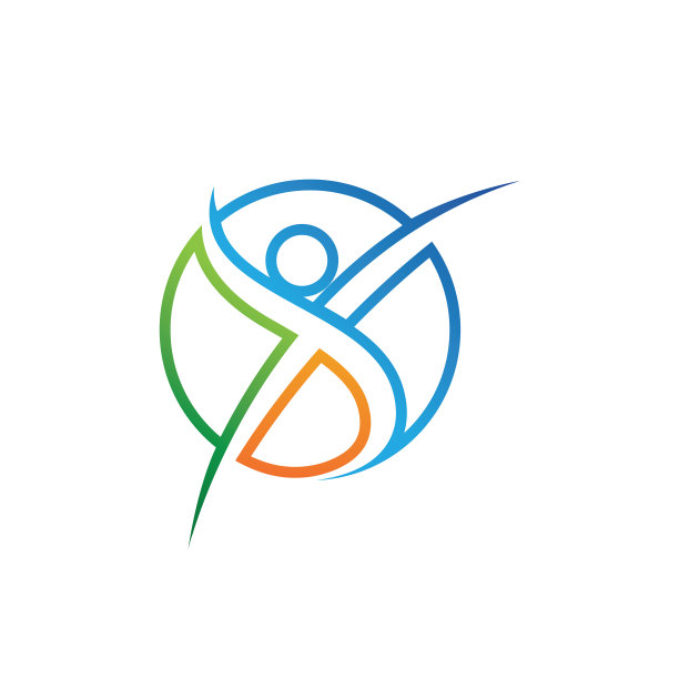 健康生活标志模板图片下载