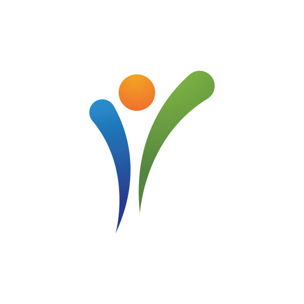 健康生活标志模板形象图片下载