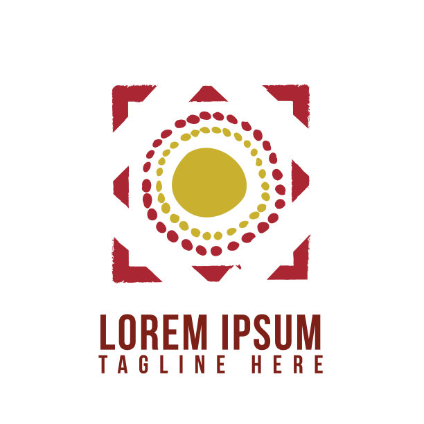 装饰符号设计为方形风格图片下载