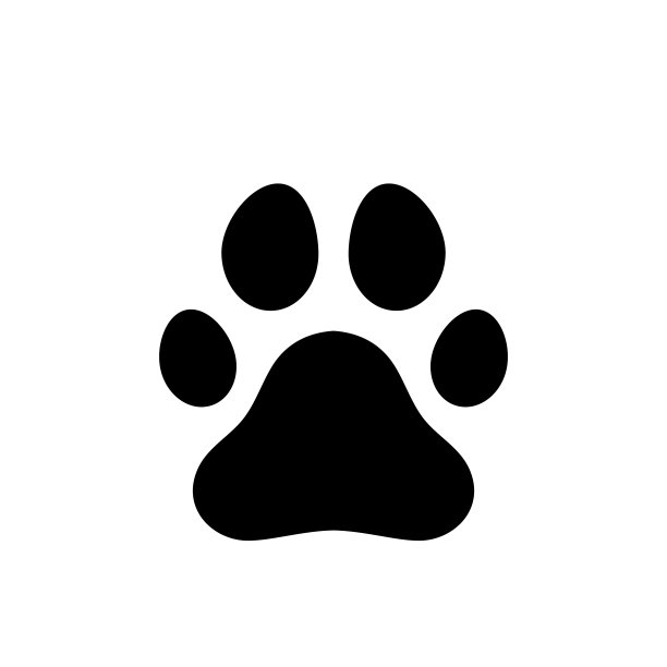 爪子图标。图片下载