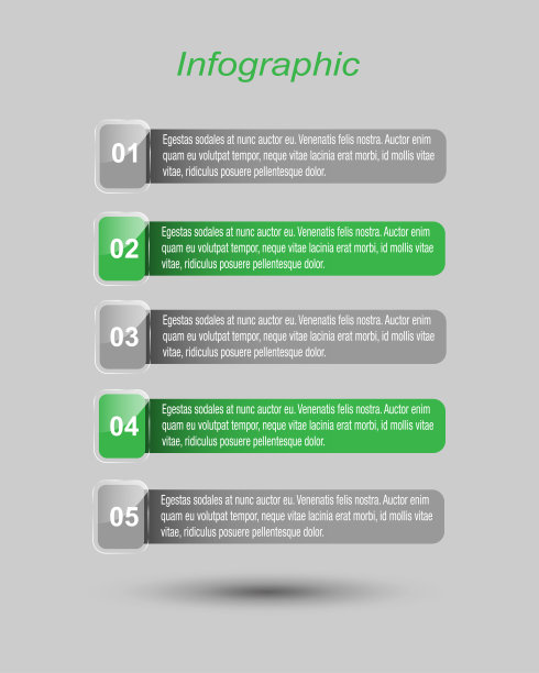 信息图横幅为网页布局。图片下载