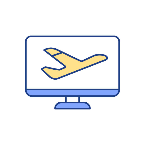 机票预订RGB颜色图标图片下载