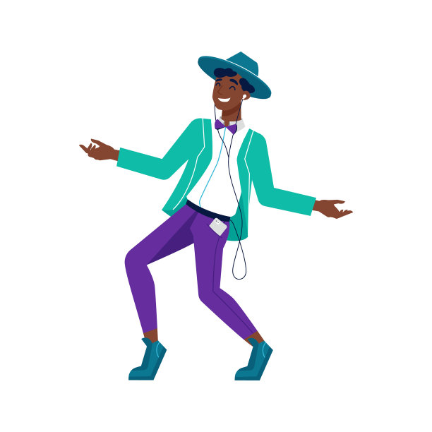 黑人听音乐跳舞非裔美国人图片下载