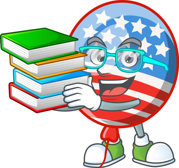 一个聪明的美国条纹气球研究图片下载