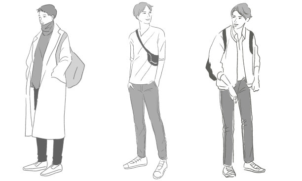 为年轻男士设计的时尚线条图片下载