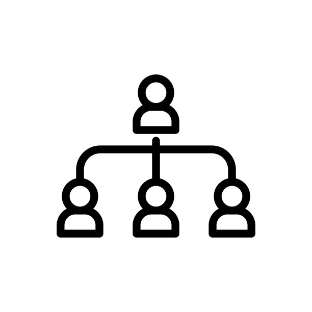 领导力连接社区符号线条图标图片下载