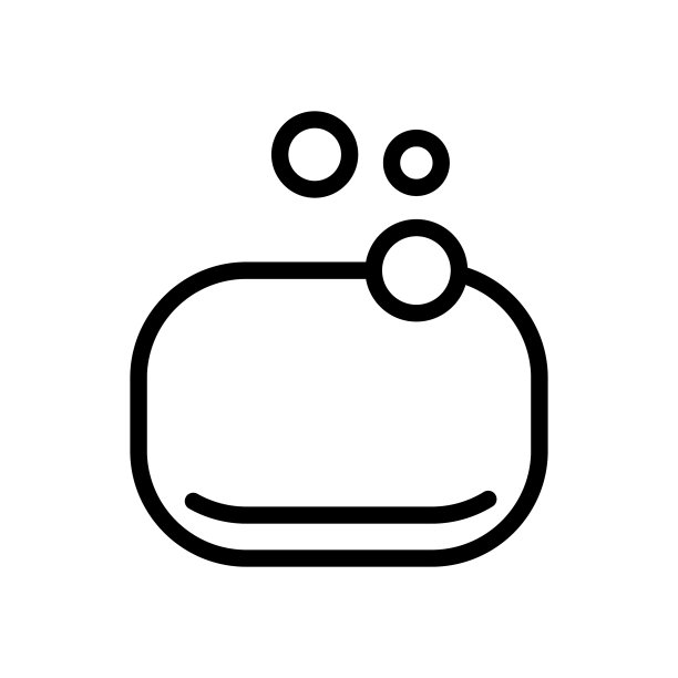 肥皂符号线图标图片下载