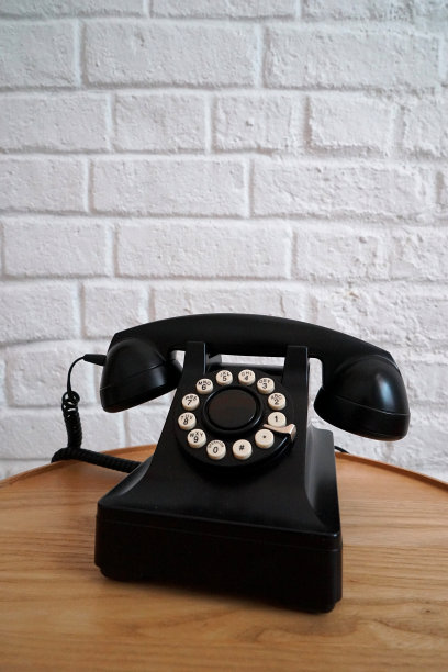 黑色复古的电话图片下载
