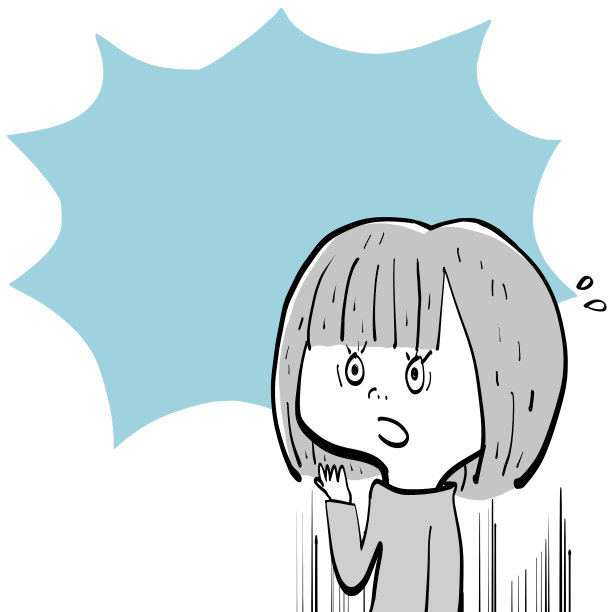 震惊的女人+惊讶的语音气泡图片下载