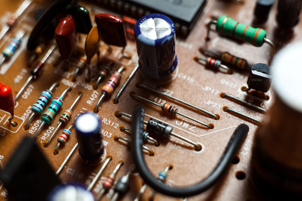 电子印刷电路板的细节图片下载