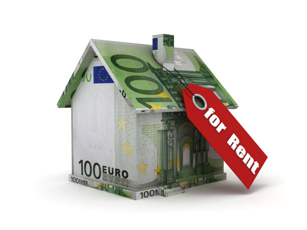 欧元货币房屋租赁融资保险图片下载
