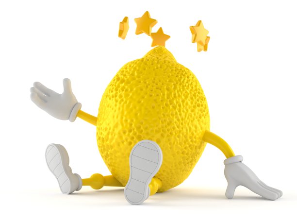 柠檬性格，头周围有星星图片下载