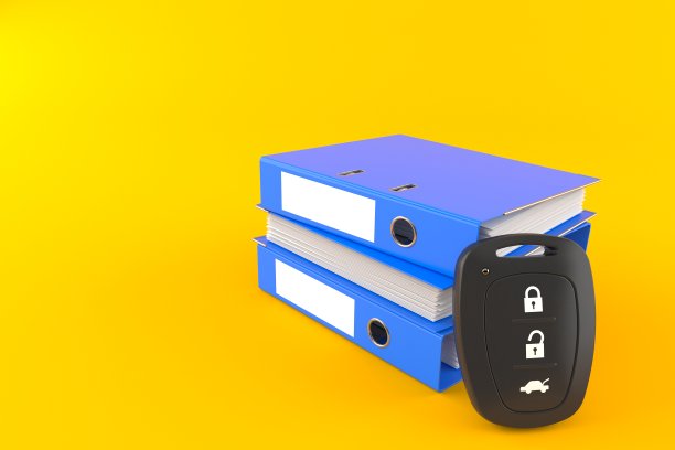 汽车遥控器与活页夹图片下载