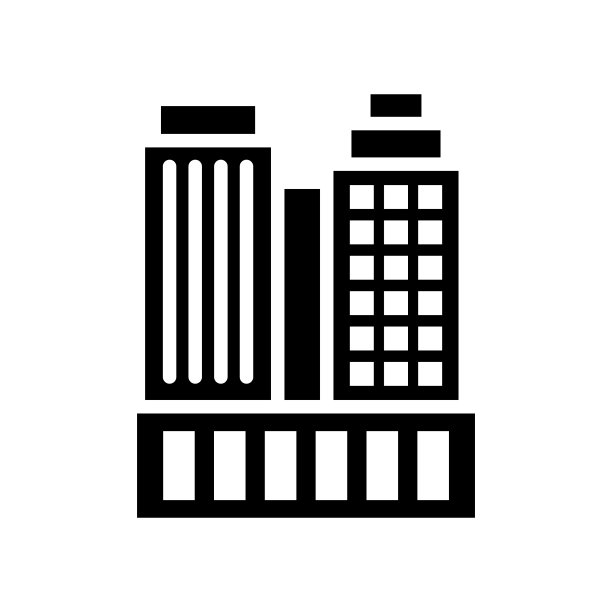 大学建筑矢量图标固体风格插图。EPS 10个文件图片下载