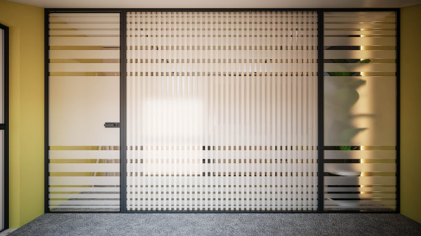 室内设计。体系结构。电脑生成的办公图像。建筑可视化。3D渲染图片下载