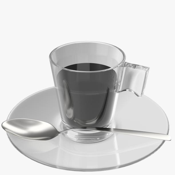 玻璃杯咖啡图片下载