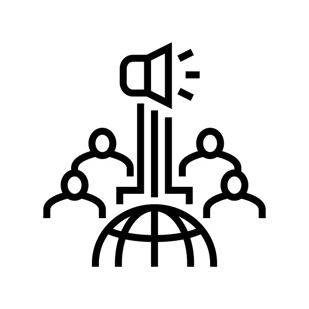 保持沟通线图标矢量插图图片下载