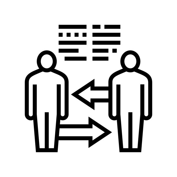 交换技能pr线图标矢量插图图片下载