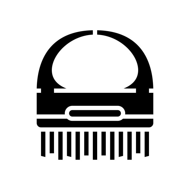 刷水疗沙龙配件字形图标矢量插图图片下载