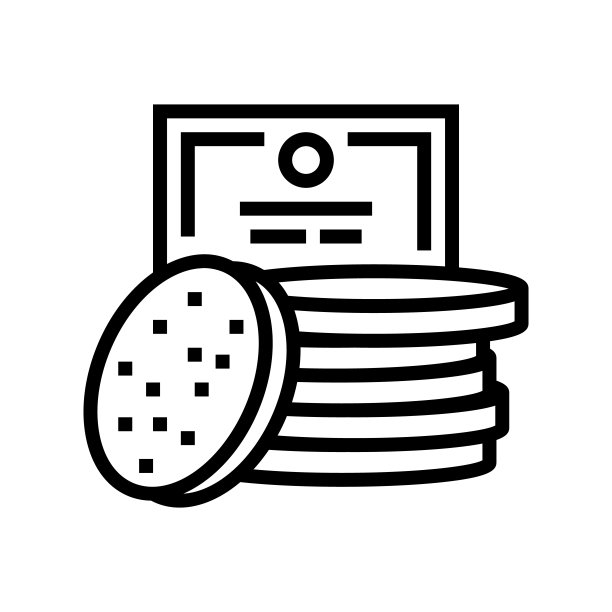 面海绵线图标矢量插图图片下载