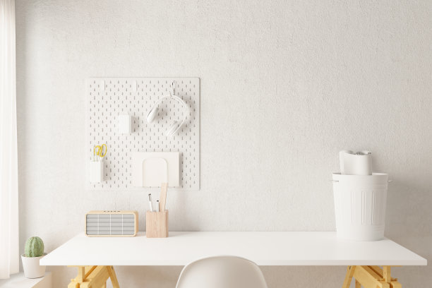 工作空间、家庭办公、办公用品。图片下载