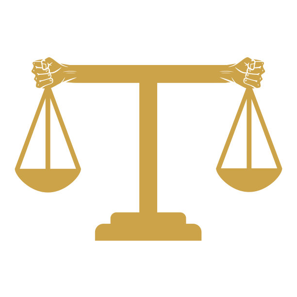 人的双手形状的黄金平衡。图片下载