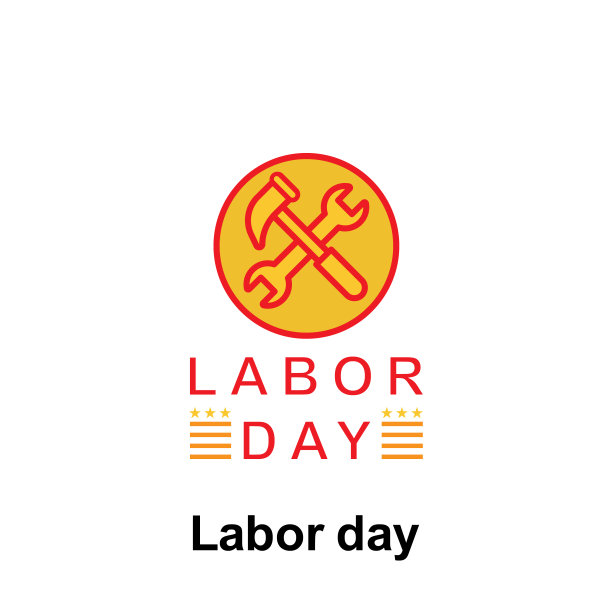 劳动节大纲图标。劳动节插画元素图标。符号和符号可以用于网页，标志，手机应用程序，UI，用户体验图片下载