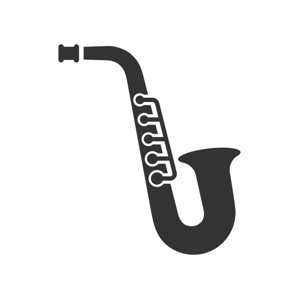 萨克斯乐器的图标图片下载