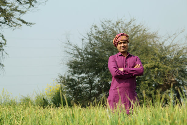 印度男性农民图片下载