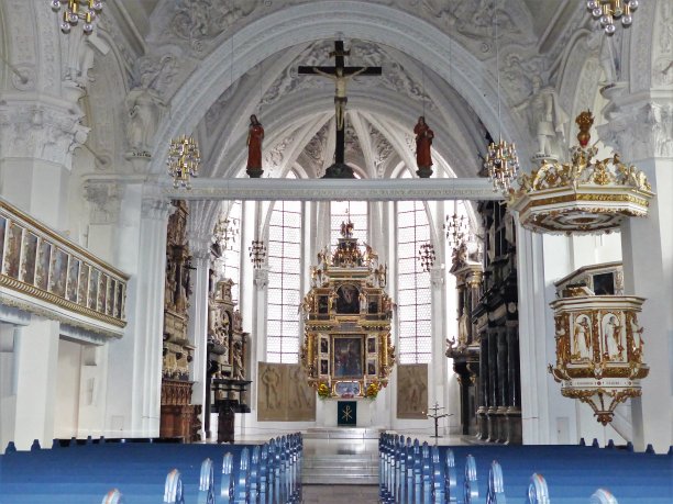 切勒，下萨克森州，新教小镇圣玛丽教堂图片下载