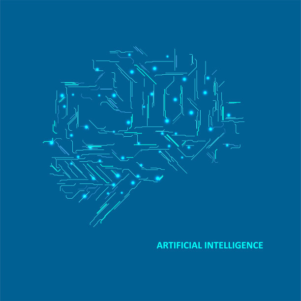 技术大脑和机器学习的概念图片下载