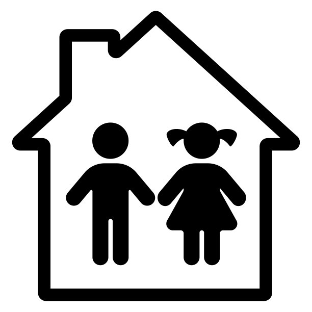 在家学习的兄妹图片下载