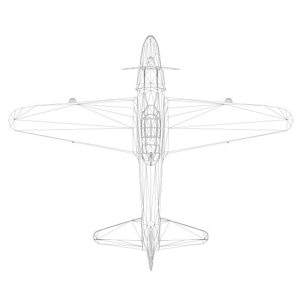 用线框定一架旧飞机的降落和起飞图片下载