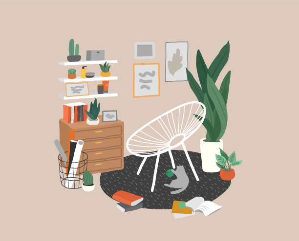 女孩和女孩坐在沙发上休息图片下载