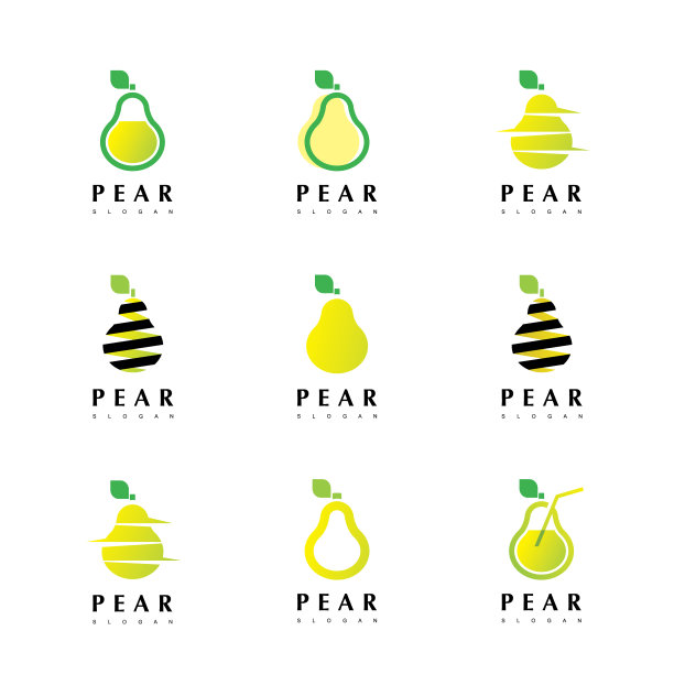 梨标志设计灵感图片下载