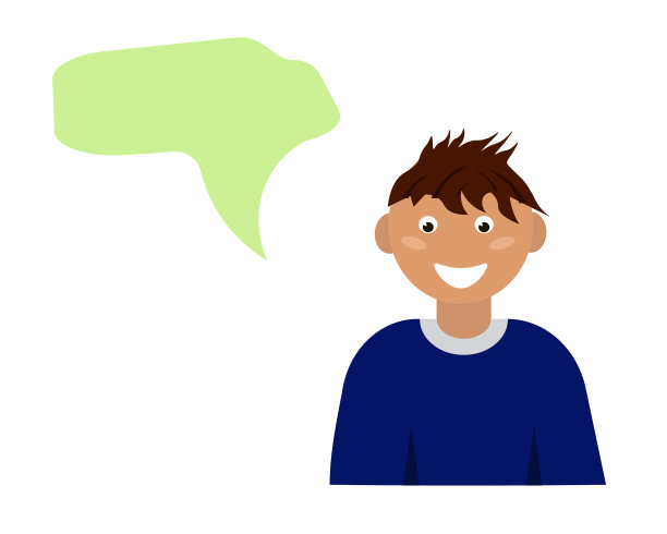 那男孩正在滔滔不绝地讲话图片下载