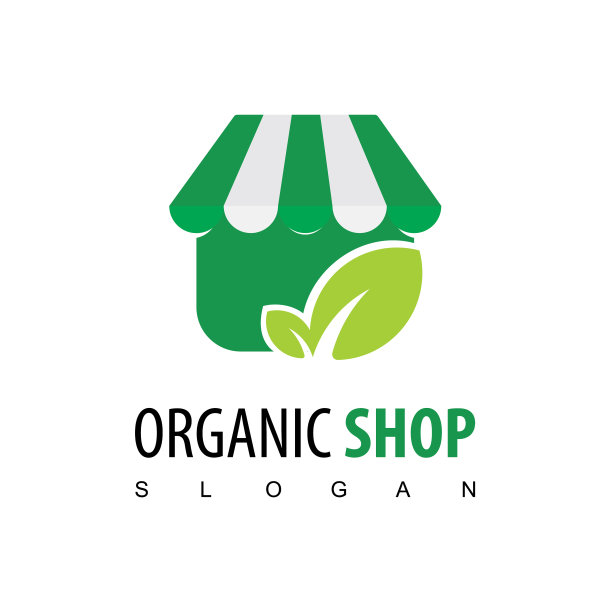 有机商店标识设计灵感图片下载